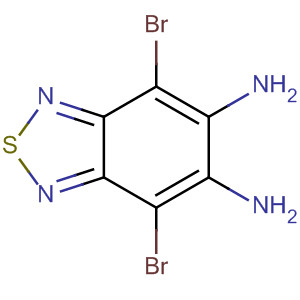 Structure of 2,1,3-Benzothiadiazole-5,6-diamine, 4,7-dibromo-