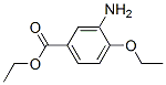Structure of Benzoic acid,3-amino-4-ethoxy-, ethyl ester