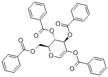 Structure of (-)-TETRA-O-BENZOYL-2-HYDROXY-D-GLUCAL