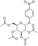 Structure of (4-NITRO)PHENYL-2,3,4,6-TETRA-O-ACETYL-ALPHA-D-GLUCOPYRANOSIDE