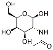 Structure of 2-(acetylamino)-2-deoxy-b-D-galactopyranose