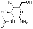 Structure of 2-ACETAMIDO-2-DEOXY-BETA-D-GLUCOSAMINE