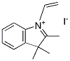 Structure of 3H-Indolium, 1-ethyl-2,3,3-trimethyl-, iodide