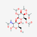Structure of Methyl 2-Acetamido-2-deoxy-O-[-D-(2,3,4,6-tetraacetyl) galactopyranosyl]-α-D-galactopyranoside