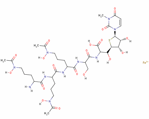Structure of ALBOMYCIN