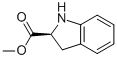 Structure of 1H-Indole-2-carboxylicacid, 2,3-dihydro-, methyl ester, (2S)-
