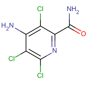 Structure of 4-amino-3,5,6-trichloropicolinamide