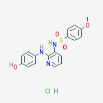 Structure of ABT-751 monohydrochloride