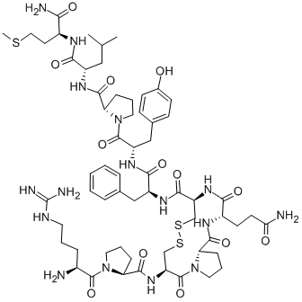 Structure of (CYS3,6,TYR8,PRO9)-SUBSTANCE P
