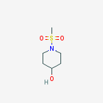 Structure of 4-Piperidinol, 1-(methylsulfonyl)-