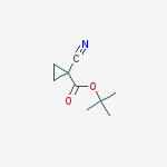 Structure of 1-Cyano-cyclopropanecarboxylic acid tert-butyl ester
