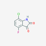 Structure of 7-Chloro-4-fluoroindoline-2,3-dione