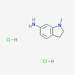 Structure of 1-Methyl-2,3-dihydro-1H-indol-6-ylamine dihydrochloride