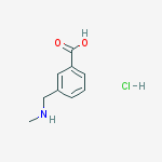 Structure of 3-Methylaminomethyl-benzoic acid  hydrochloride