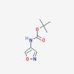 Isoxazol-4-yl-carbamic acid tert-butyl ester结构式
