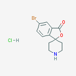 Structure of 5-Bromo-3H-spiro[isobenzofuran-1,4'-piperidin]-3-one hydrochloride