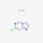 Structure of 7-Chloro-imidazo[1,2-c]pyrimidine hydrochloride