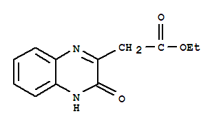 Structure of ethyl (3-oxo-3,4-dihydroquinoxalin-2-yl)acetate