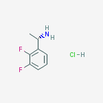 Structure of (1s)-1-(2,3-difluorophenyl)ethanamine;hydrochloride