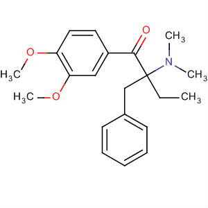 2-苄基-1-（3,4-二甲氧基苯基）-2-（二甲氧基）-1-丁酮结构式