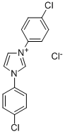 Structure of 1,3-BIS(4-CHLOROPHENYL)IMIDAZOLIUM CHLORIDE