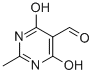 4,6-二羟基-2-甲基嘧啶-5-甲醛结构式