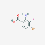 Structure of 2-Amino-4-bromo-3-fluorobenzoic acid