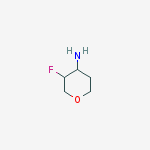 Structure of 3-fluorooxan-4-amine