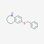 Structure of 7-phenylmethoxy-2,3,4,5-tetrahydro-1h-1-benzazepine