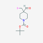 Structure of Tert-butyl 4-formyl-4-(iodomethyl)piperidine-1-carboxylate