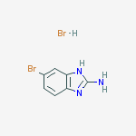 Structure of 6-bromo-1H-benzo[d]imidazol-2-amine HCL