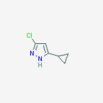 Structure of 5-chloro-3-cyclopropyl-1h-pyrazole