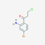 1-(2-amino-4-bromophenyl)-3-chloropropan-1-one结构式