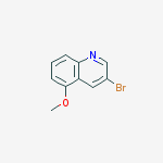 Structure of 3-BroMo-5-Methoxyquinoline