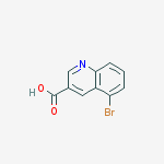 Structure of 5-bromoquinoline-3-carboxylic Acid
