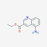 Structure of Ethyl 5-aminoquinoline-3-carboxylate
