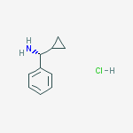 Structure of (R)-Cyclopropyl(phenyl)MethanaMine hydrochloride