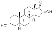 Chemical structure of 16A-HYDROXYANDROSTERONE