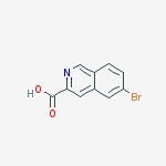 Structure of 6-BroMoisoquinoline-3-carboxylic acid