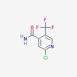 Structure of 2-chloro-5-(trifluoroMethyl)pyridine-4-carboxaMide