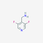 Structure of 4-Pyridinemethanamine, 3,5-difluoro-