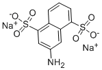 Structure of 3-AMINO-1,5-NAPHTHALENEDISULFONIC ACID DISODIUM SALT