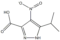 Structure of 4-Nitro-5-(propan-2-yl)-1H-pyrazole-3-carboxylic acid