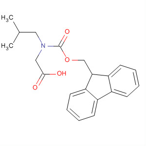 Structure of Glycine, N-[(9H-fluoren-9-ylmethoxy)carbonyl]-N-(2-methylpropyl)-