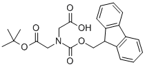 Structure of FMOC-N-(TERT-BUTYLOXYCARBONYLMETHYL)-GLYCINE