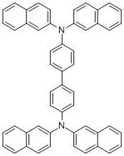 Structure of N,N,N,N-Tetra(2-naphthalenyl)(1,1-biphenyl)-4,4-diamine