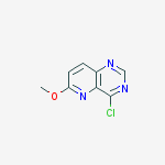 Structure of 4-CHLORO-6-METHOXYPYRIDO[3,2-D]PYRIMIDINE