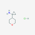Structure of 1-(Tetrahydro-pyran-4-yl)-cyclopropylamine hydrochloride