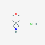 Structure of 7-Oxa-2-azaspiro[3.5]nonane hydrochloride
