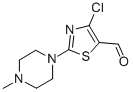 Structure of 4-CHLORO-2-(1-METHYL-4-PIPERAZINYL)-5-THIAZOLECARBOXALDEHYDE